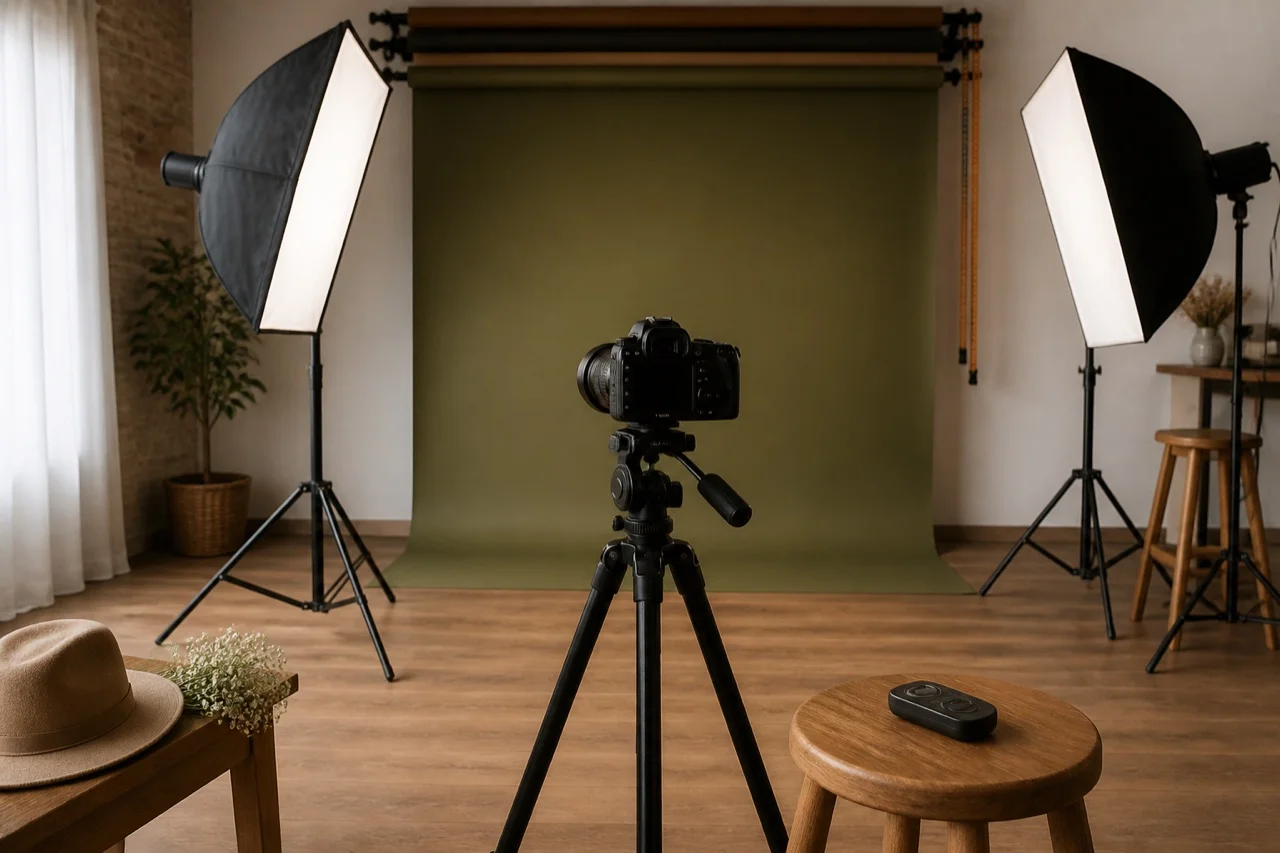 What is self-shoot photography? How a studio session works in KL